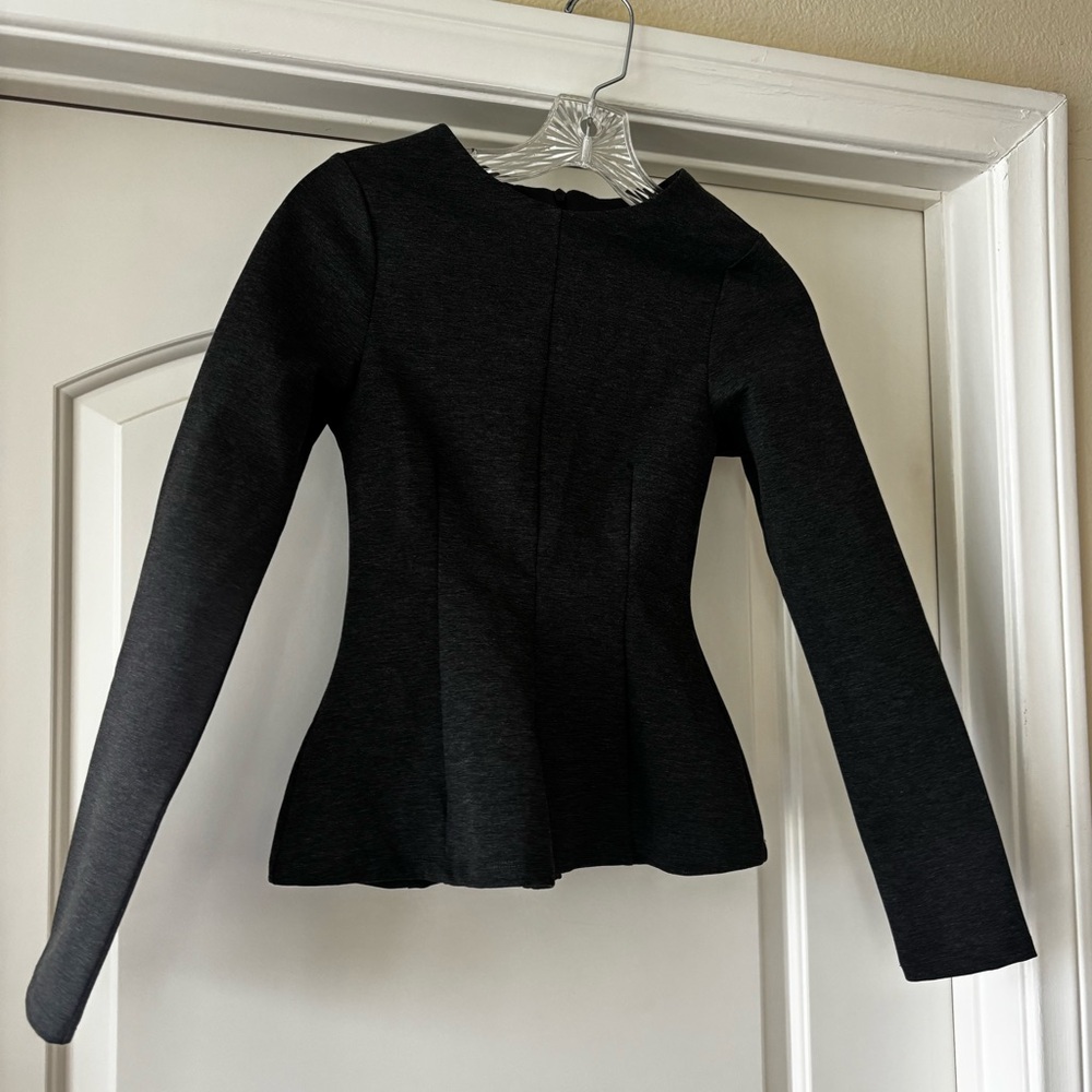 H&M JERSEY PEPLUM TOP (NWT)